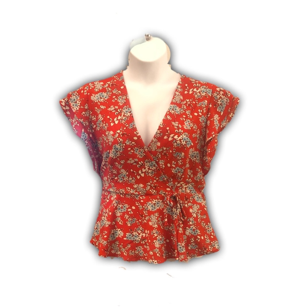 Floral Peplum Top